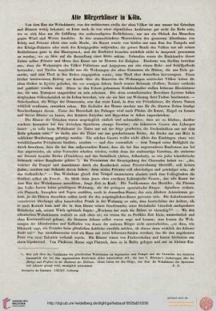 Alte Bürgerhäuser in Köln