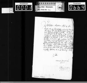 Neujahrsschreiben 1654