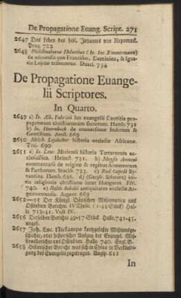 De Propagatione Evangelii Scriptores