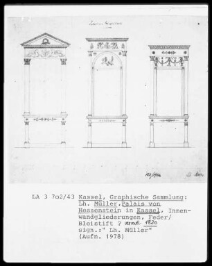Kassel & Palais von Hessensein & Innenwandgliederung