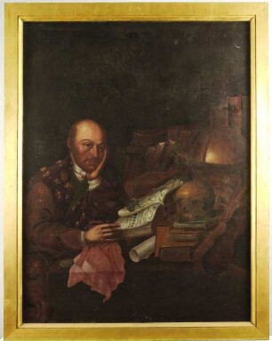 Gelehrter im Arbeitszimmer (ggf. Porträt des Philosophen Jakob Böhme), Gegenstück zu, HM_0_02635