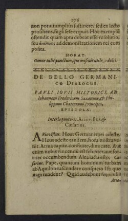 De Bello Germanico Dialogus.