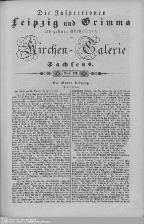 Die Stadt Leipzig, Taucha (Beschluß), Das Kirchdorf Liptitz : 13. Lieferung