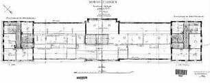 Esslingen (Neckar): Empfangsgebäude Grundriss 1.Stock