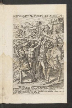 Antonino Pio et M Antonino vero inperato [sic!] A septem fratres et eoerum [i.e. eorum] mater Felicitas hcciduntur