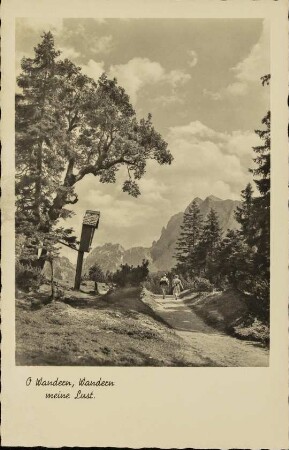 O Wandern, Wandern meine Lust.