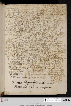 Schreibübungen (15. Jh.)