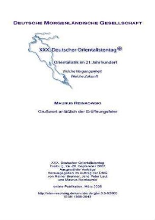 Grußwort anläßlich der Eröffnungsfeier