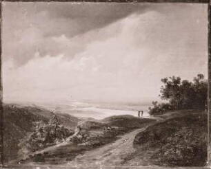 Elblandschaft mit Wolkenhimmel