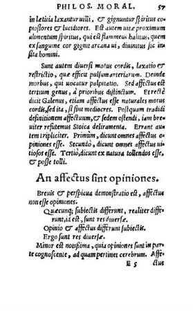 An affectus sint opiniones