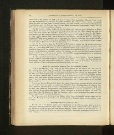Anzahl der aufeinander folgenden Tage mit stürmischen Winden.