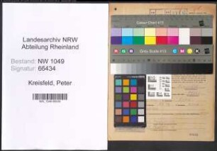 Entnazifizierung Peter Kreisfeld , geb. 15.10.1902 (Schlosser)