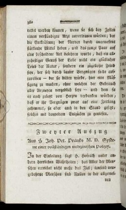 Zweyter Auszug.