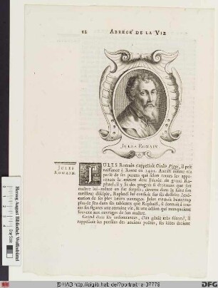 Bildnis Giulio Romano (eig. Giulio Pippi)