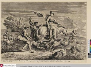 Rebecca ex Mesopotamia ad virum fuum Isaac proficiscitur