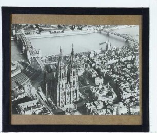 Köln, Dom,Köln, Hauptbahnhof : Luftbild