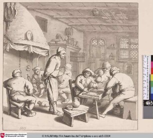 [Wirtshausszene mit Spielern; Pub-Scene with Gamblers]