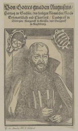 Bildnis des Kurfürsten August I. von Sachsen