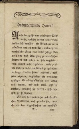 Hochzuverehrende Herren!