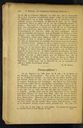 Stenographisches