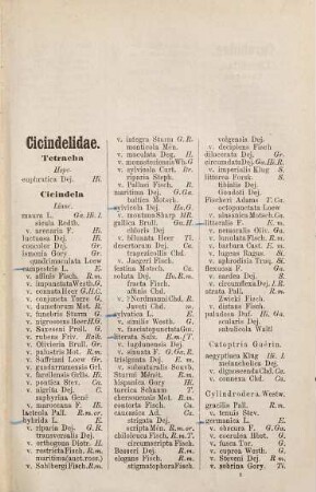 Catalogus coleopterorum Europae et Caucasi