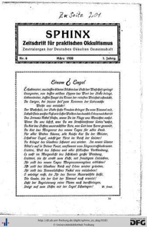 Nr. 6, März 1920