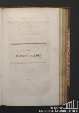 The forcing garden.