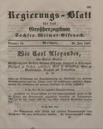 Nr. 18 : 28. Juni 1857