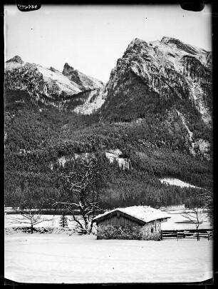 Ramsau bei Berchtesgaden, der Hochkalter am Hintersee