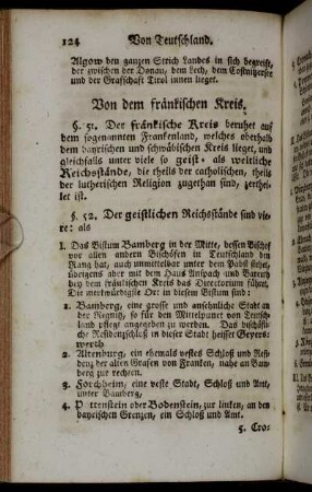 Von dem fränkischen Kreis.