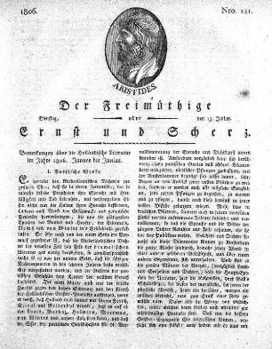 Nro. 141, Dienstag den 15. Julius 1806