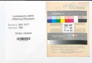 Entnazifizierung Herbert Grohs , geb. 25.10.1921 (Polizist)