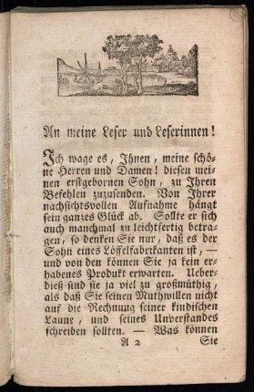 An meine Leser und Leserinnen!