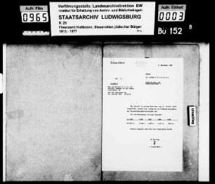 Strauss, Max; [Zigarettenfabrikant], Gaststwirt *11.05.1874 [Merchingen] [22.08.1942 nach Theresienstadt dep., dort gest. 17.06.1944] Strauss, Hermine Wohnorte: Heilbronn, Haigerloch Gewerbe: Gastwirtschaft Zum Adlerkeller, Jüdisches Gemeindelokal (Heilbronn)