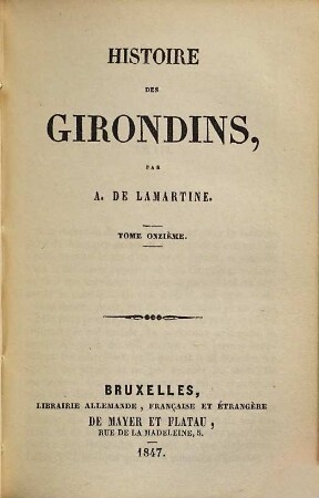 Histoire des Girondins, 11