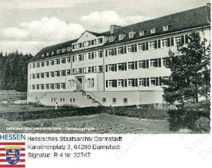 Hochwaldhausen im Vogelsberg, Geneseungsheim / Vorderansicht