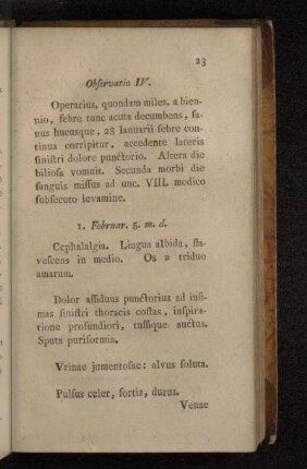 Observatio IV.