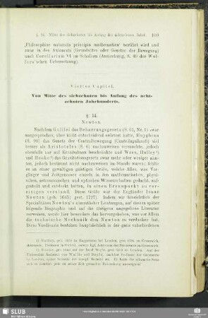 Viertes Capitel. Von Mitte des siebzehnten bis Anfang des achtzehnten Jahrhunderts.