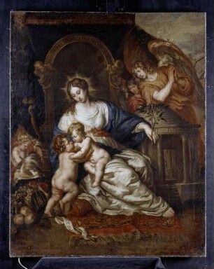 Madonna mit Christus und Johannes als Allegorie auf den Westfälischen Frieden