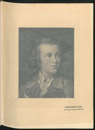 Gotthold Ephraim Lessing nach Johann Heinrich Tischbein (?)