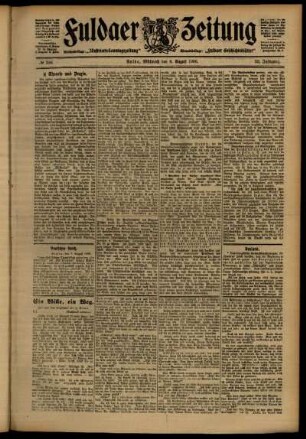 Ausgabe vom Mittwoch, den 08. August 1906.