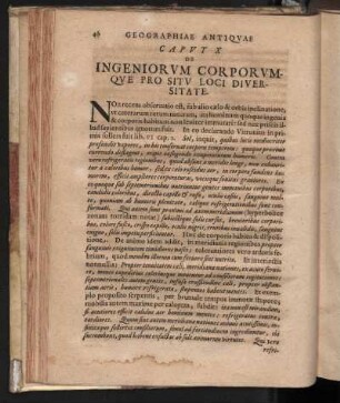 Caput X. De Ingeniorum Corporumque Pro Situ Loci Diversitate