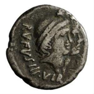 Münze, Denar, 46 v. Chr.