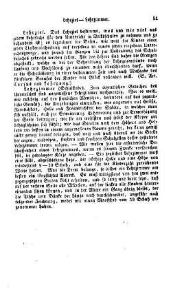 Lehrzimmer, (Schulstube)