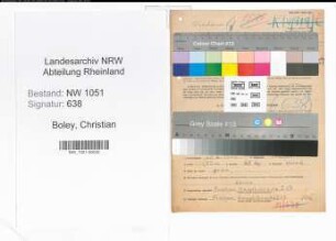 Entnazifizierung Christian Boley , geb. 23.02.1905 (Drogist)