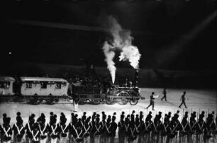 Deutschlandhalle: Eröffnung der 1. Eisenbahn