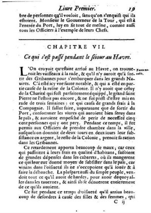 Ce qui s'est paßé pendant le sejour au Havre.