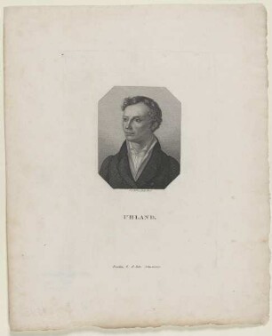 Bildnis des Ludwig Johann Uhland
