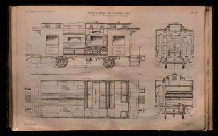 Heusinger von Waldegg´s neues Personenwagen System für 2 Classen mit Intercommunication durch Seitengang.