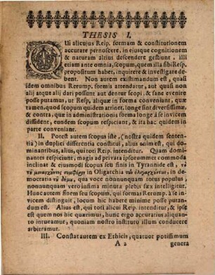 Exercitatio Historico Politica De Republica Antiqua Veterum Germanorum